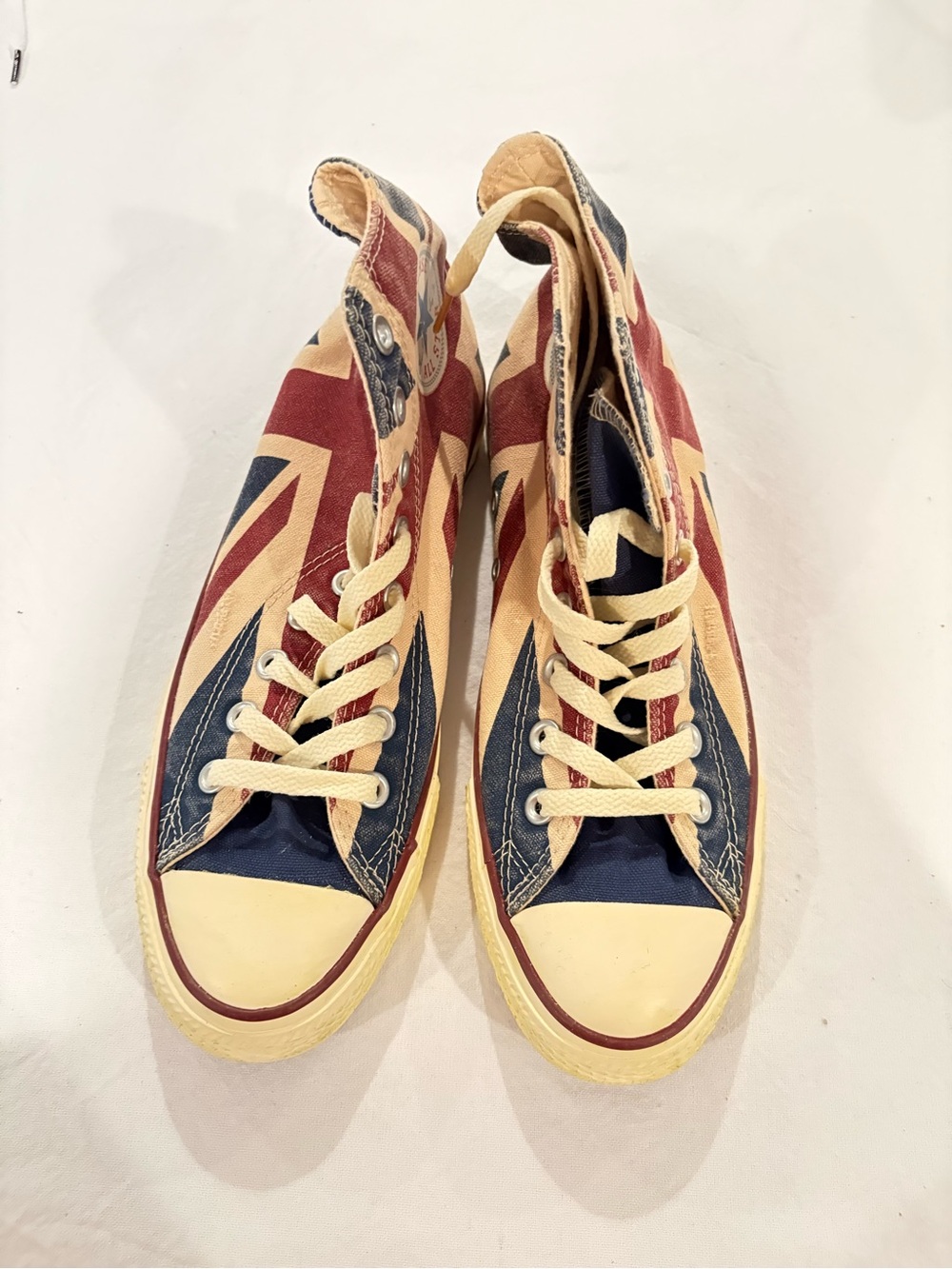 Converse High Top Sneakers - Union Jack Red, Blue, Cream - Picture 2 of 6